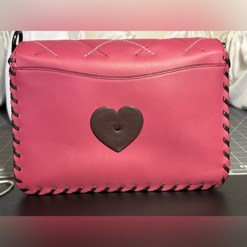 Coach Upcrafted Dreamer Shoulder Bag In Colorblock With Whipstitch & Quilting - Picture 11 of 15